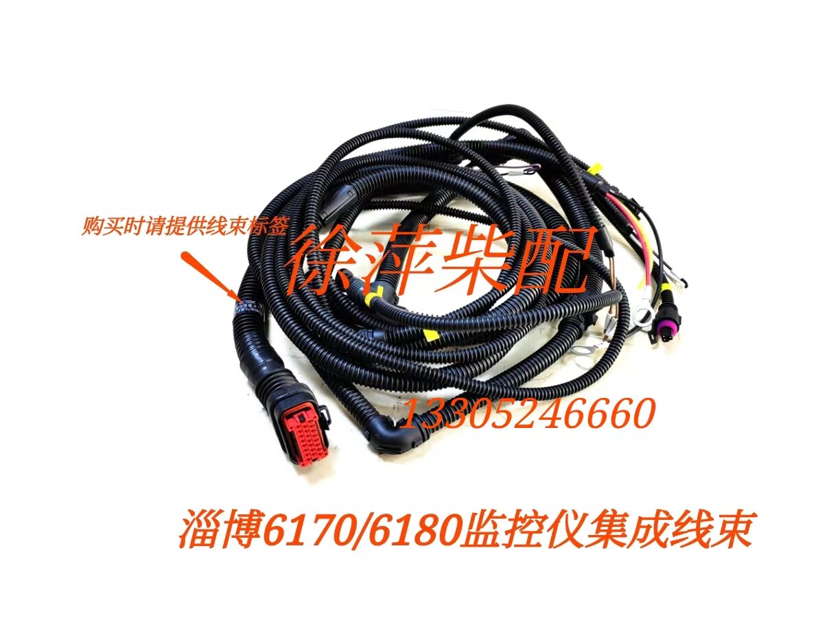 淄柴6180柴油机监控仪线束淄博6170报警器ed211e2-qd/ed211e2-t1