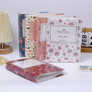 影集in打印卡标准4寸5寸卡通PVC相册拍立得宽幅照片明信卡收纳册