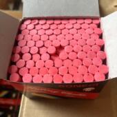 100支红色粉笔彩色粉笔白色粉笔蓝色粉笔黄色粉笔绿色粉笔单色粉