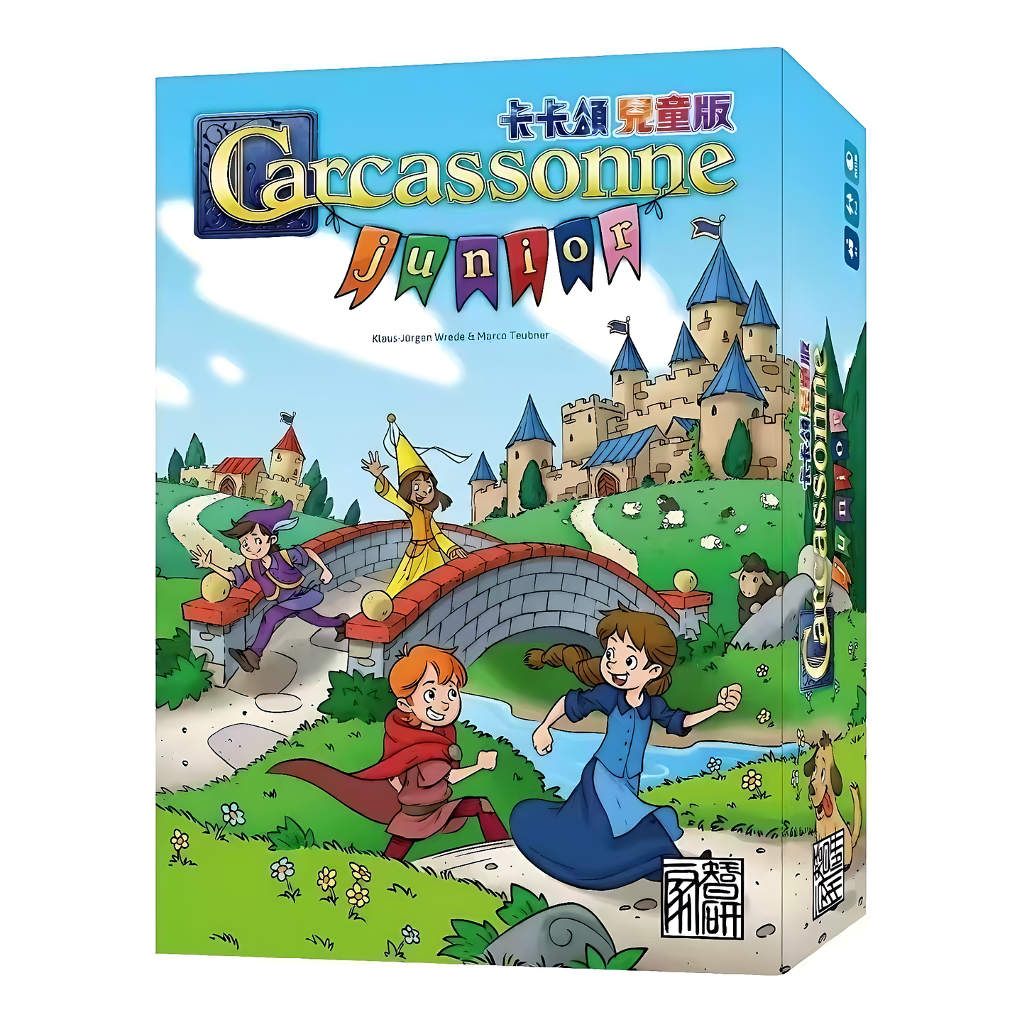 卡卡颂儿童版3.0 Carcassonne Junior 全新中文正版桌游 亲子益智 - 实物图