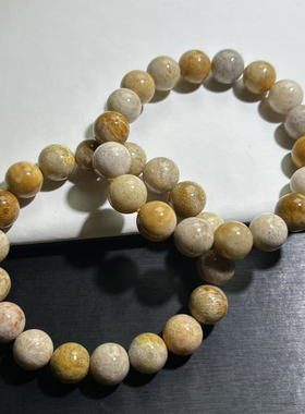 珊瑚玉多彩玉石手串男女百搭手链