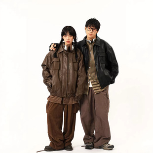 智快鱼港仔文艺男装店铺素拼商场同款欧洲站2026新款单农夹克外套