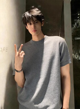 智快鱼bsija乔顿ushi素拼商场同款欧洲站2026新款男装摩欧短袖t恤