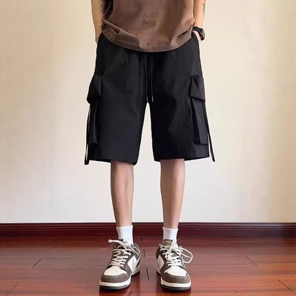 智快鱼哈蒙班尼乔顿素拼商场同款2026新款男装痞帅风法国公鸡短裤