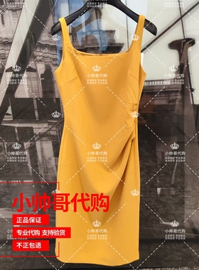 现货1SY3085190 8A欧时力 2025年秋季专柜正品纯色无袖方领连衣裙