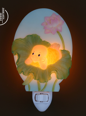 室内小沙弥禅意风夜灯家居装饰