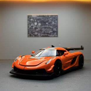 1:32柯尼赛克JESKO仿真合金跑车模型回力声光儿童收藏摆件礼物