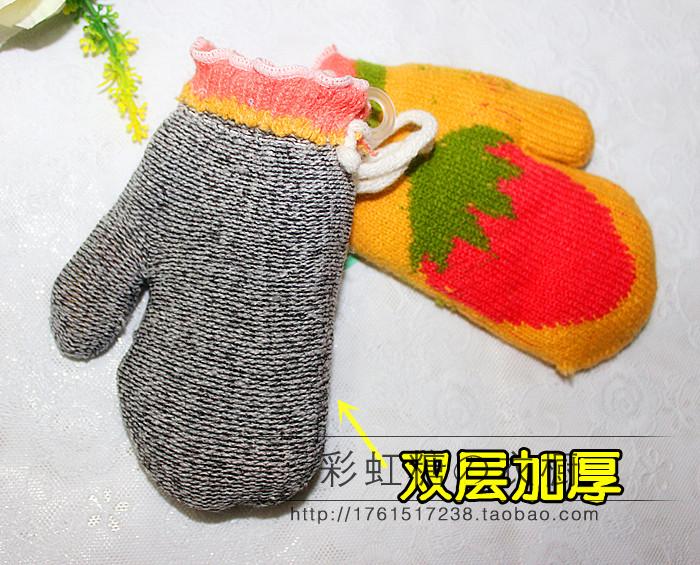 Gants pour fille en de laine - Ref 2150670 Image 3
