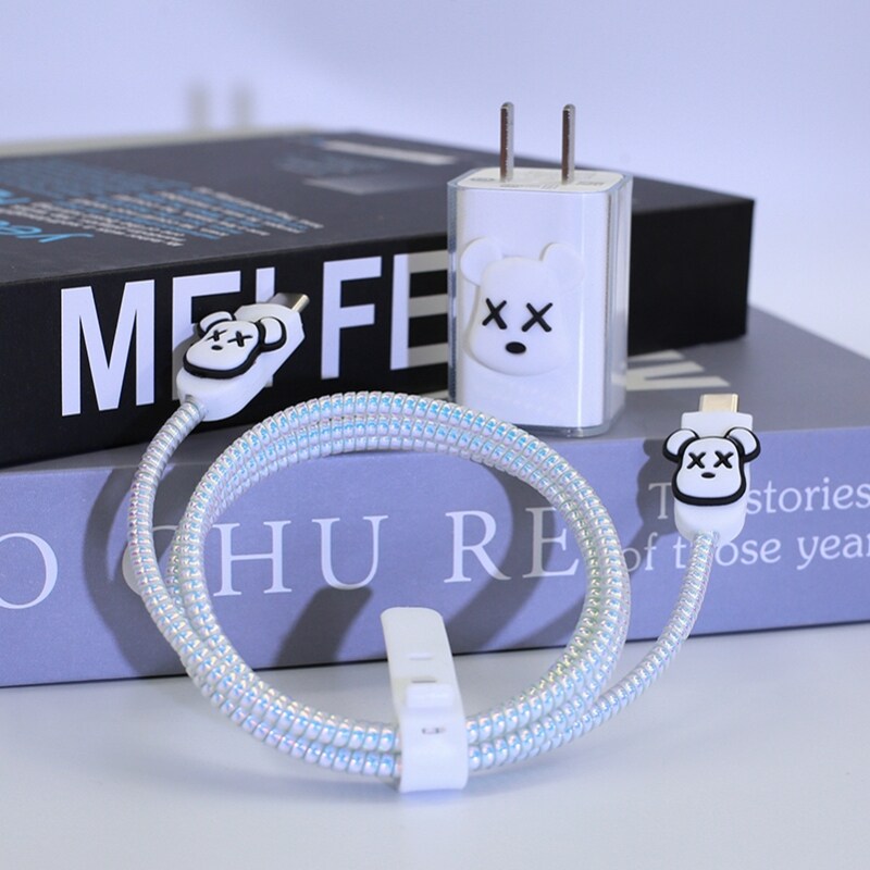 适用66W华为Pura80数据线保护套Mate X7 80 70Air充电器缠绕线绳