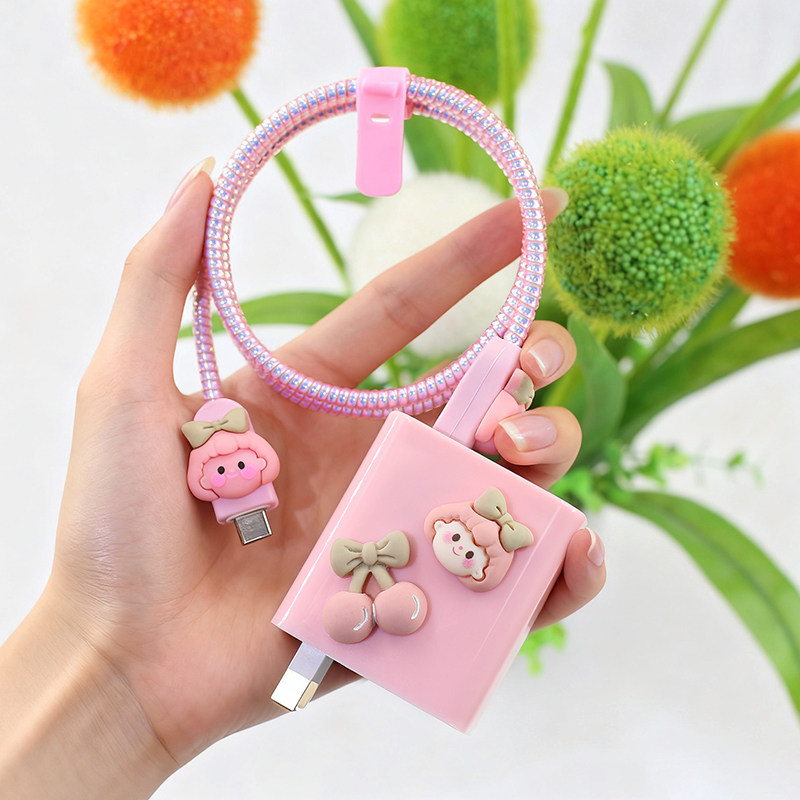 适用小米17 17Pro 17promax数据线保护套100w充电器缠绕线防折断