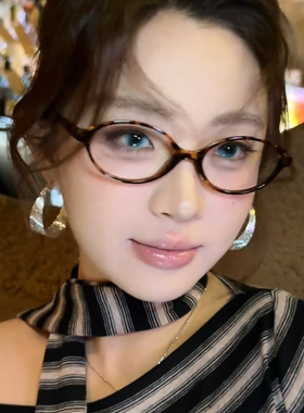 欧美夸张金属几何不规则扭曲耳扣耳环女小众高级感耳饰2025新款潮