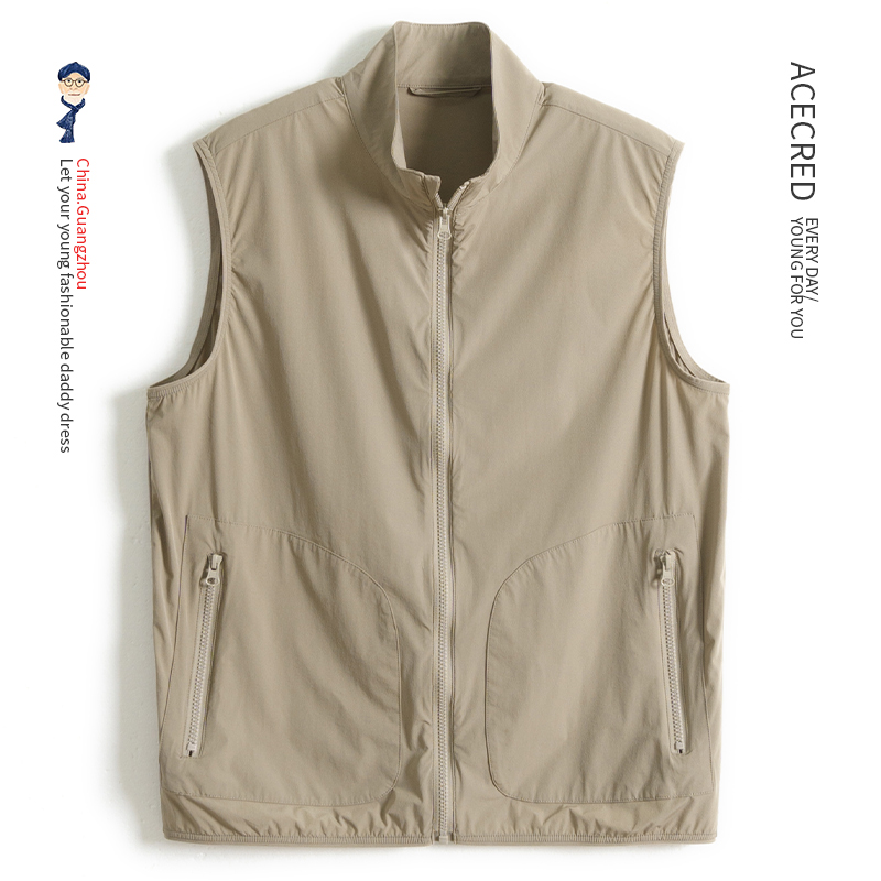 中年爸爸马甲轻薄透气