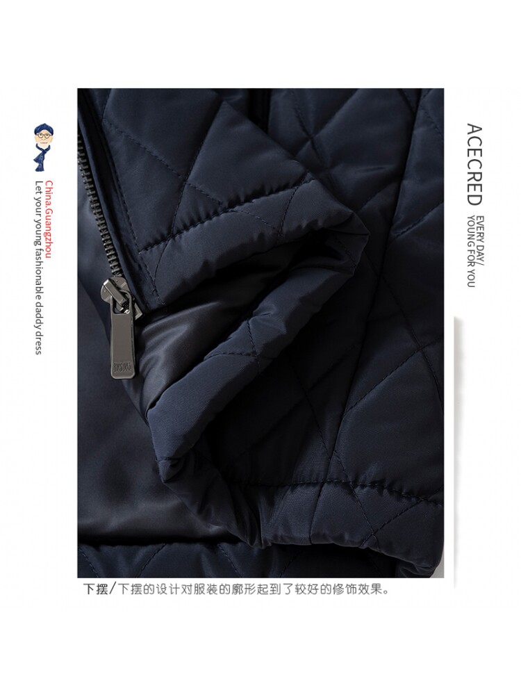 DADDY AUTUMN CLOTHES MIDDLE-AGED AND ELDERLY COTTON VESTS MENS SPRING AND AUTUMN LOOSE VESTS GRANDFATHERS OLD PEOPLES CLOTHES SHOULDERS HORSE CLIP JACKETS