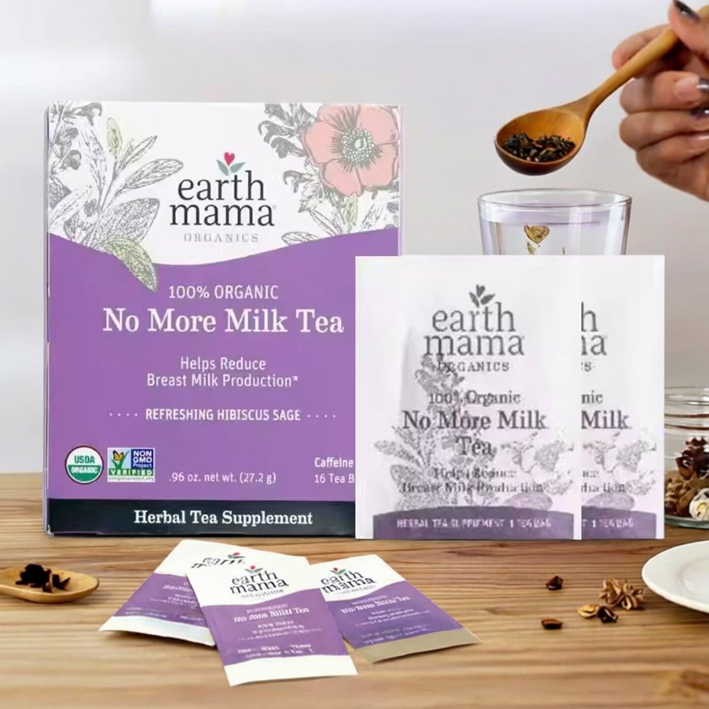 地球妈妈回奶茶 无痛断奶退奶 炒麦芽回奶宝 哺乳期戒奶专用茶