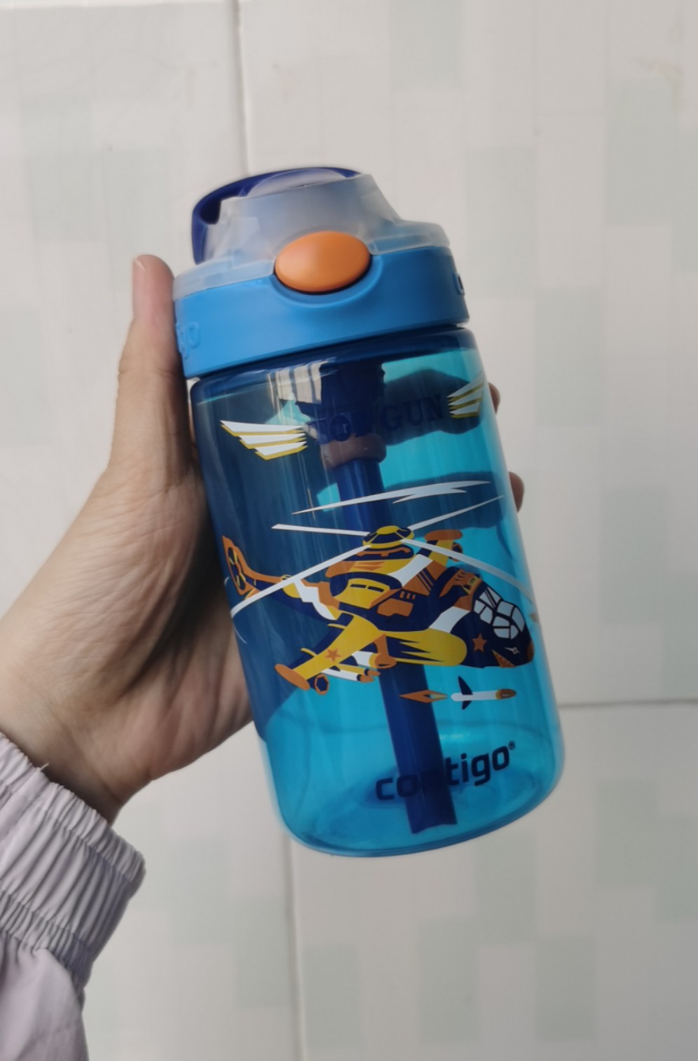 【孤品特价清仓】康迪克儿童防漏耐摔吸管杯宝宝夏季直饮杯幼儿园