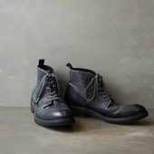 中帮靴子男真皮短靴男士 复古工装 皮鞋 德比马丁靴男冬季 潮流休闲鞋