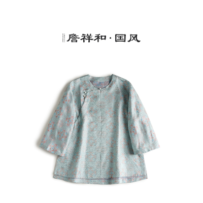 『素绮生花』詹祥和·复古新中式桑蚕丝张和才蜀锦罗手工高定小姐
