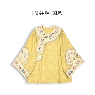 『宛若天成』詹祥和·复古新中式桑蚕丝织金四经绞罗手工高定太太