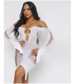 484原9804超波弹力大连体裙超薄裙性感迷人紧身设计包臀款 式 一字