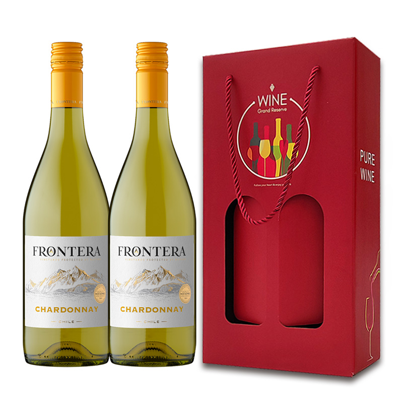 干露缘峰霞多丽干白葡萄酒智利原瓶进口红酒750ml