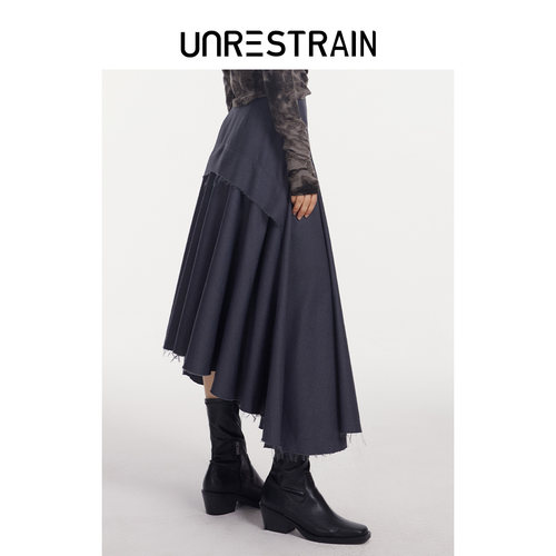 UNR小众设计师品牌解构裙摆半裙
