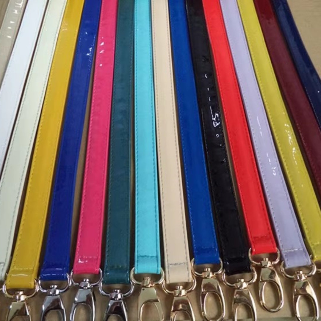 斜挎女包包带包带子漆皮包肩带单肩双肩长背带亮皮调节款背包带