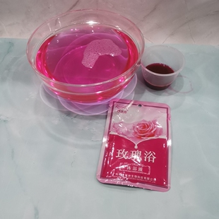 康沐源玫瑰浴泡澡泡脚温泉玫瑰木桶奶浴滋润肌肤袋装沐浴液大份量