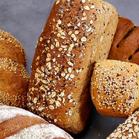German Multigrain Rye Sourdough Bread 250g, oil-free, sugar-free, egg-free and milk-free, vegetarian thumbnail 3