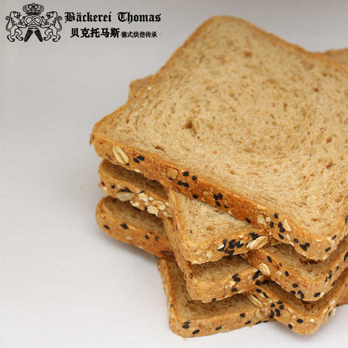 无油无糖粗粮多谷物吐司素食面包Multigrain Toast200g/6片代金券