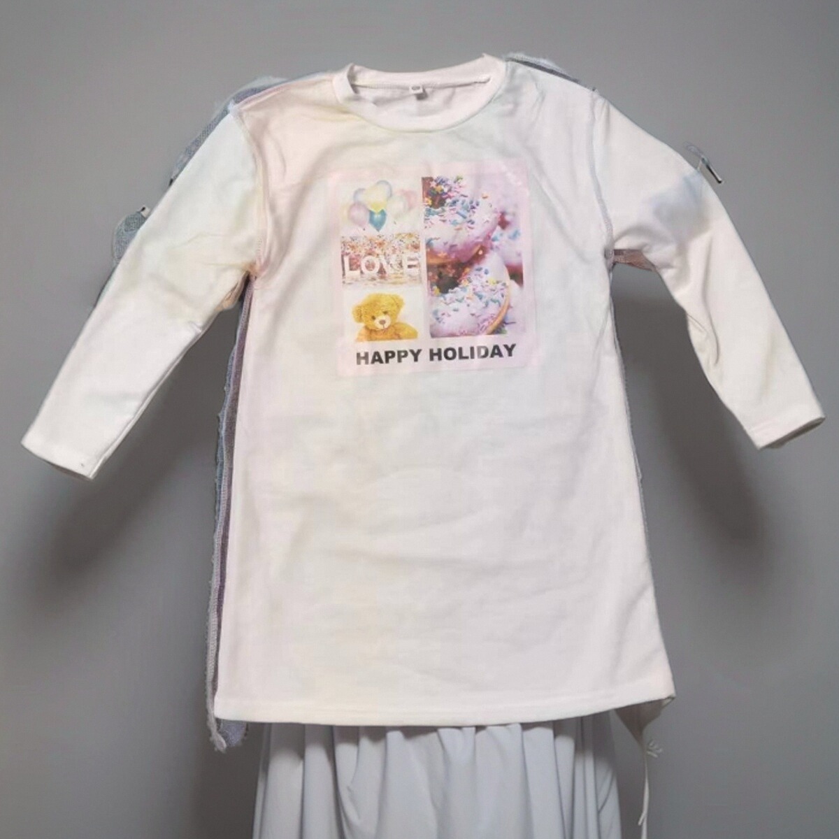 撞色上衣新款时髦春秋