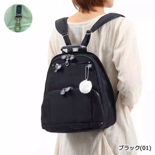 Kanana project高端日本女士时尚休闲尼龙双肩背包百搭精致