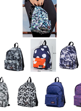 EASTPAK 043款潮流时尚男女轻盈双肩背包074腰包91B黑色洗漱包