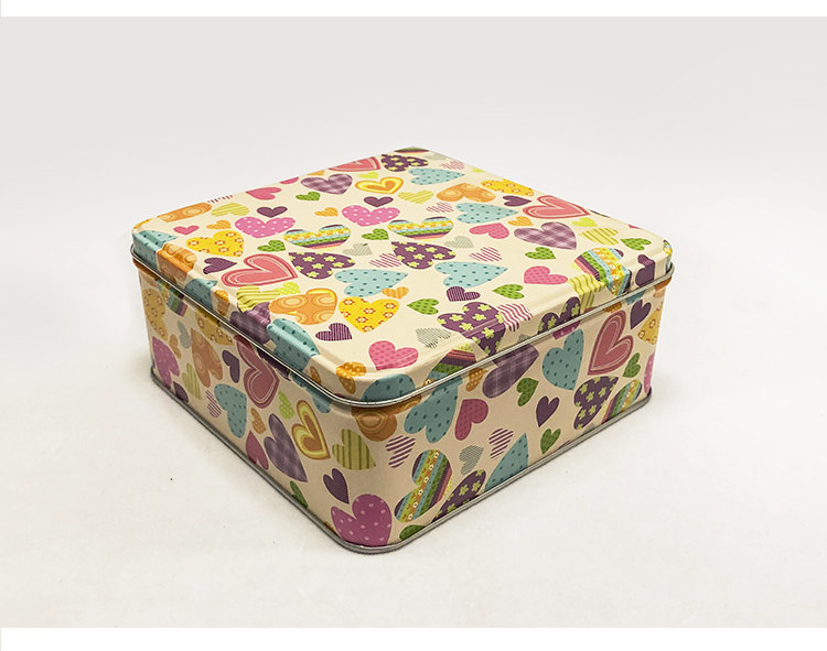 马口铁盒饼干曲奇包装铁盒 多种用途半岛铁皮盒 收纳铁盒