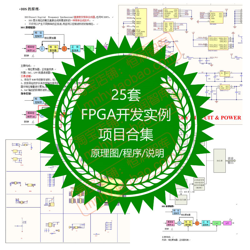 FPGA开发实例项目合集滤波器设计控制器传感器通信波形原理流程图