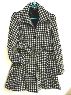 长外套小香风春秋收腰气质OL翻领 千鸟格编织西装 2026春秋新款 时尚