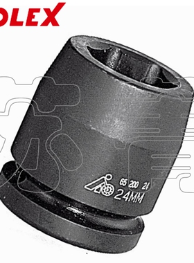 德国霍夫曼HOLEX冲击式六角套筒 3/4英寸 表面发兰处理652000系列