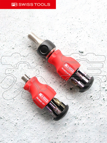 瑞士PB SWISS TOOLS短柄储藏式螺丝刀PB 8453.V01 8453.R-30 V01
