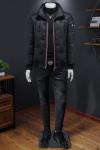 Y9578 P335 2024高端冬季90%白鸭绒立领羽绒服  镂空 385图片