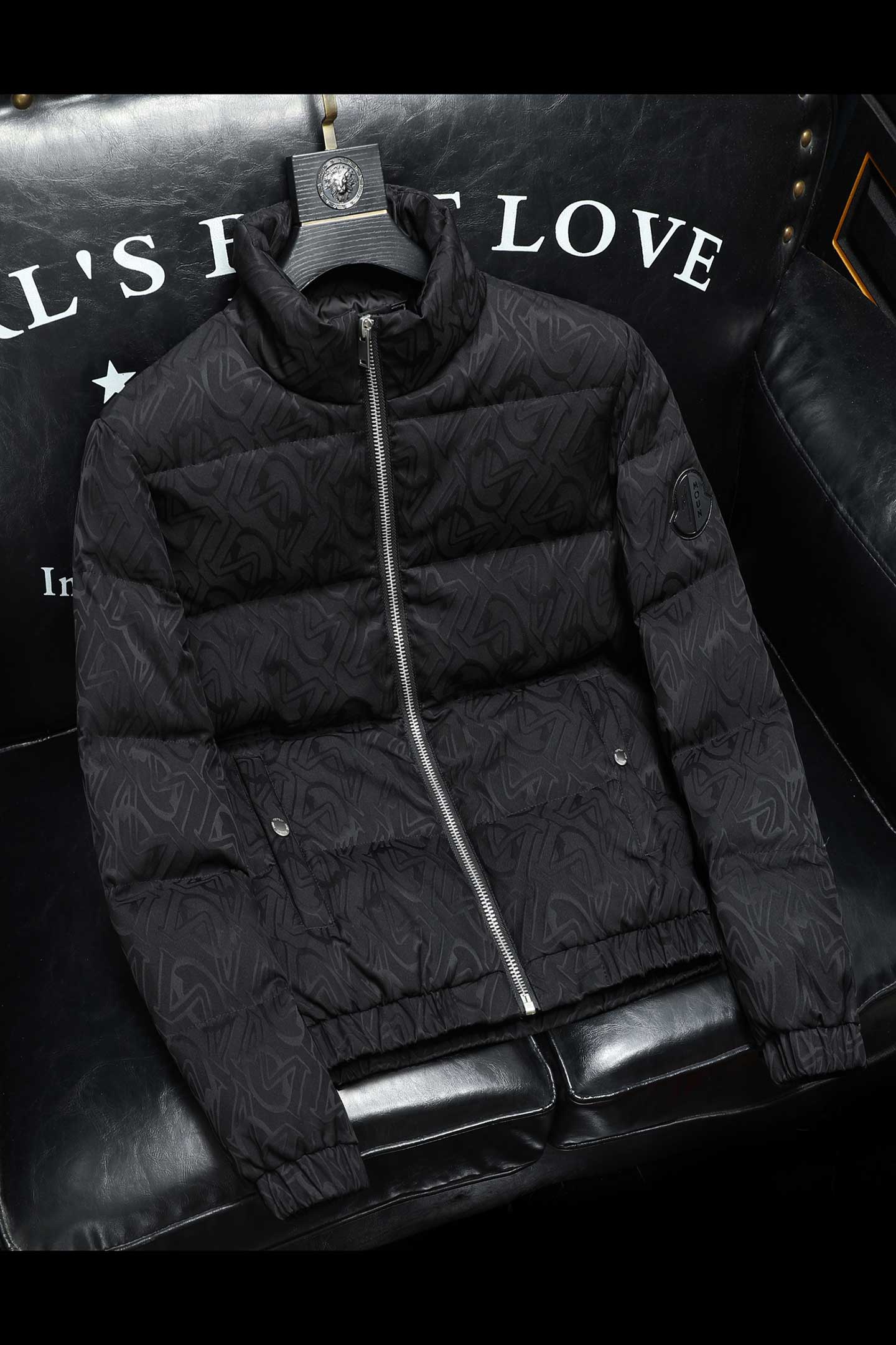 Y9809P3302025高端冬季90%白鸭绒提花立领羽绒服沙发375，男装羽绒服，钱塘6016-1(原3019)