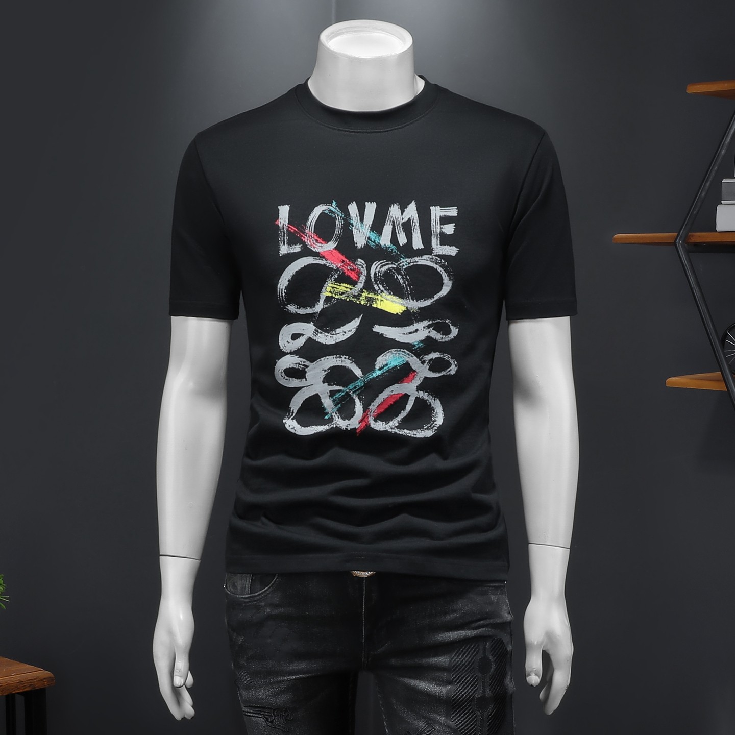 2026年新款微阔短袖T恤钱塘3019TX3079P75假模，男装T恤，钱塘6016-1(原3019)