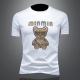 商标已注册2025年新款短袖T恤3019TX3001P75镂空白色，男装T恤，钱塘6016-1(原3019)