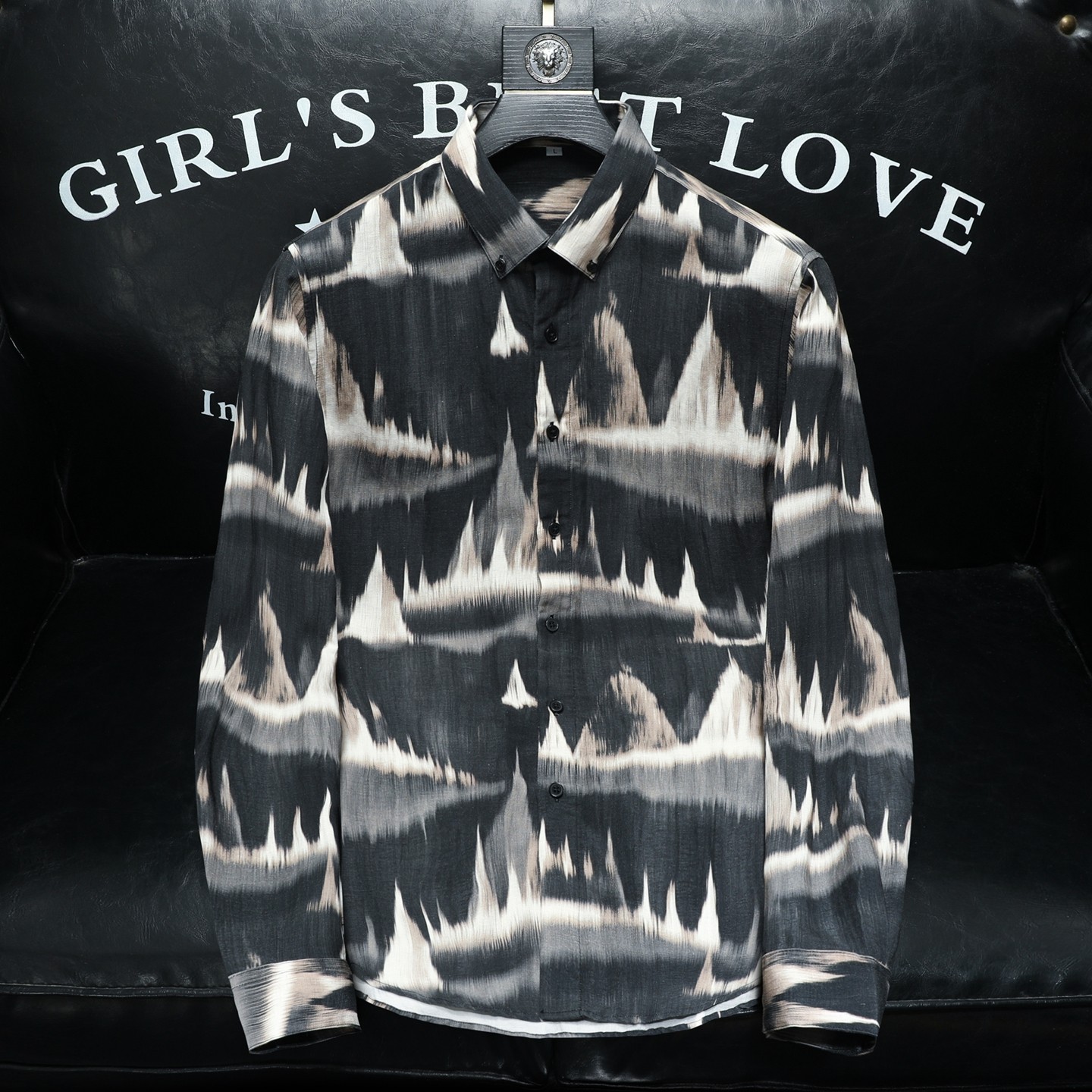 2026年新款长袖衬衫青春大码修身衬衣钱塘30199778P85沙发，男装衬衫，钱塘6016-1(原3019)