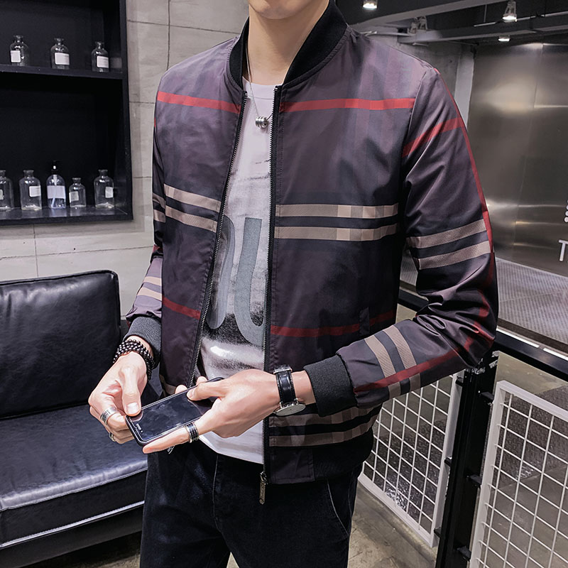 2023年新款男士韩版修身夹克钱塘3019JK3321P125真模,男装夹克,钱塘6016-1(原3019)