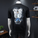 2025年新款微阔短袖T恤钱塘3019TX83027P65假模，男装T恤，钱塘6016-1(原3019)