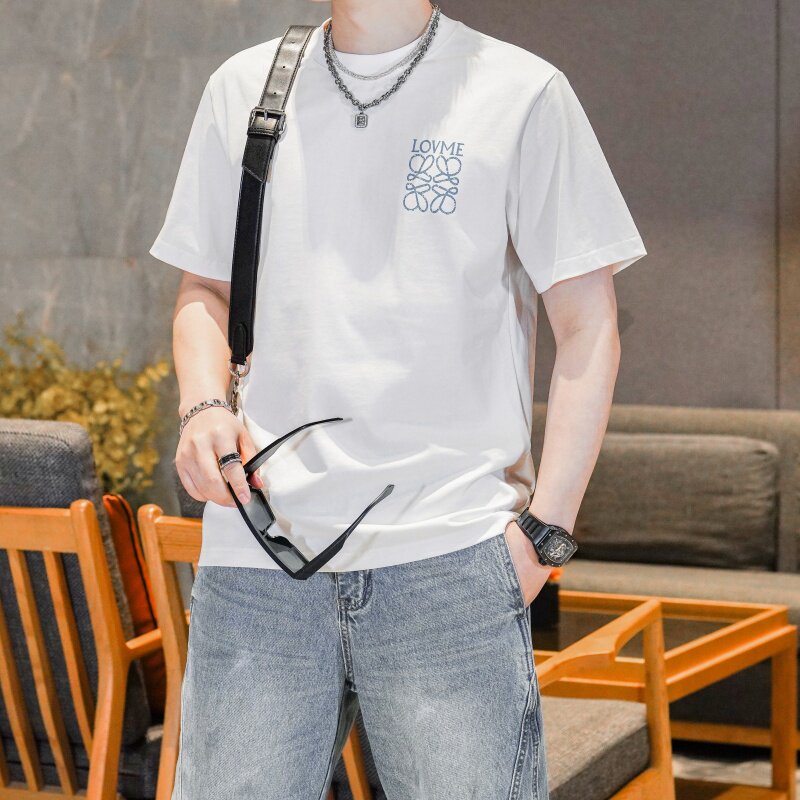 2026年新款短袖T恤钱塘3019TX3095P75真模,男装T恤,钱塘6016-1(原3019)