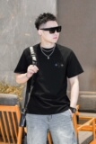 商标已注册2026年新款微阔短袖T恤钱塘3019TX3111P75真模，男装T恤，钱塘6016-1(原3019)