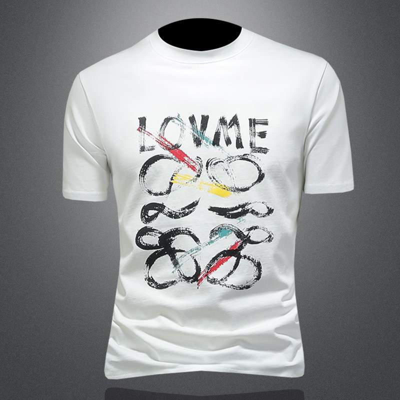 2026年新款微阔短袖T恤钱塘3019TX3079P75镂空，男装T恤，钱塘6016-1(原3019)