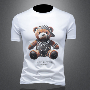 2025年新款短袖T恤 钱塘3019 TX3006 P70 镂空，男装T恤，钱塘6016-1(原3019)