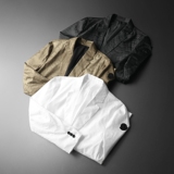 2026年新款高端休闲小西装钱塘3019X6695P165平铺白，男装西服套装，钱塘6016-1(原3019)