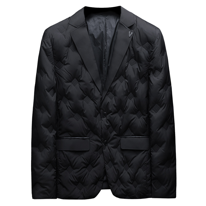 Y9863P3202025高端冬季90%白鸭绒西装领羽绒服沙发355，男装西服套装，钱塘6016-1(原3019)